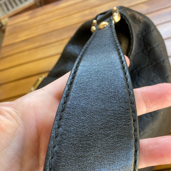 Gucci Guccissma (authentic)Black hobo - Picture 8 of 16